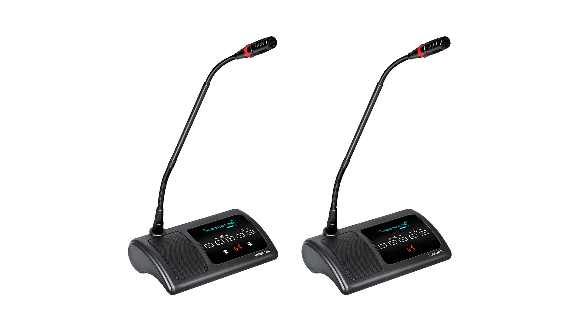 Пульт председателя с функцией голосования и дискуссии, беспроводной Vissonic VIS-WVC-T