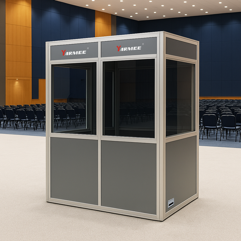 Yarmee Кабина переводчика YP45 Interpreter booth (With Flight case), for two interpreters