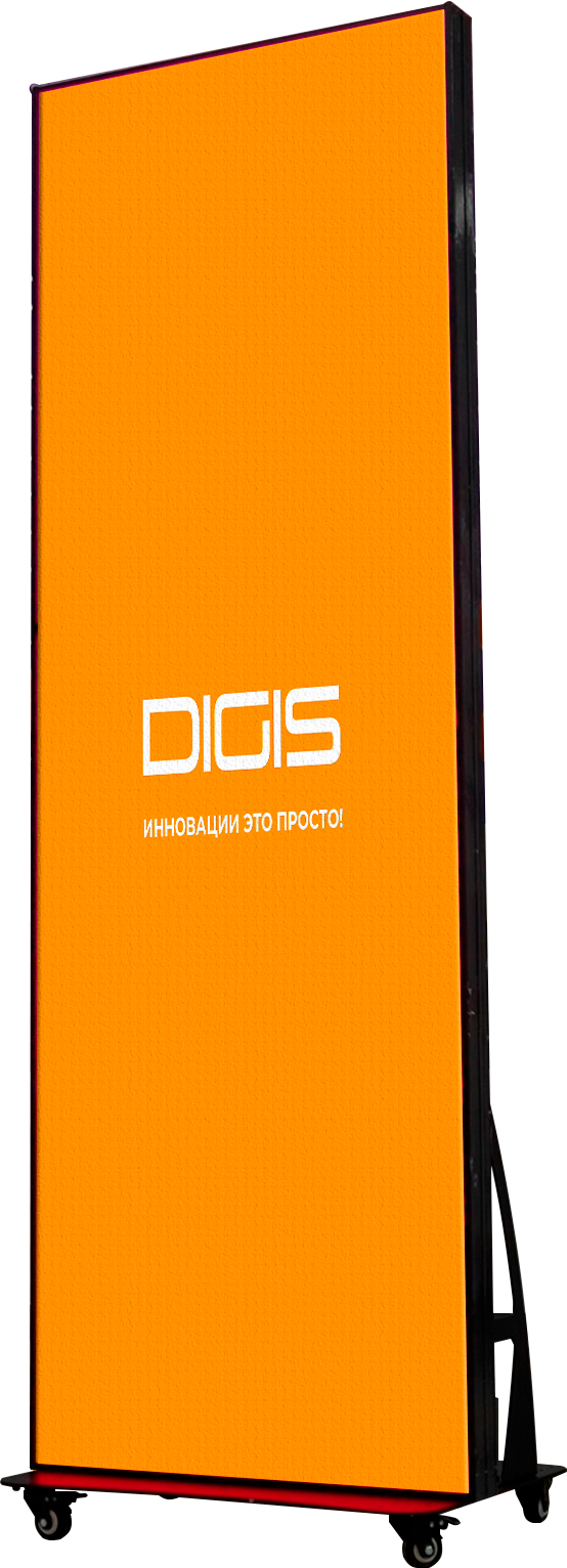 LED Постер, P1.86 GOB внутренний, Размер 640 * 1920 мм