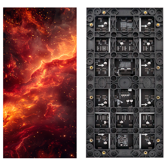 Внутренний DigiLED экран, шаг пикселя P2