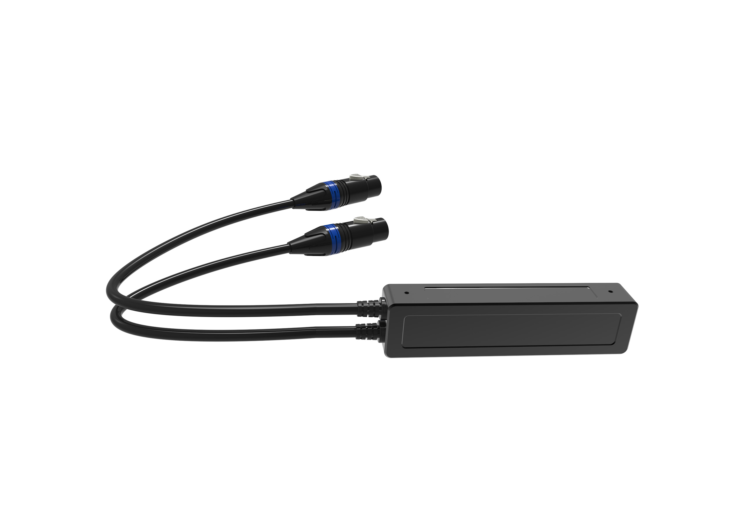 Infobit, iTrans DX-T-22, 2-х канальный аналоговый Dante передатчик с портом PoE, XLR