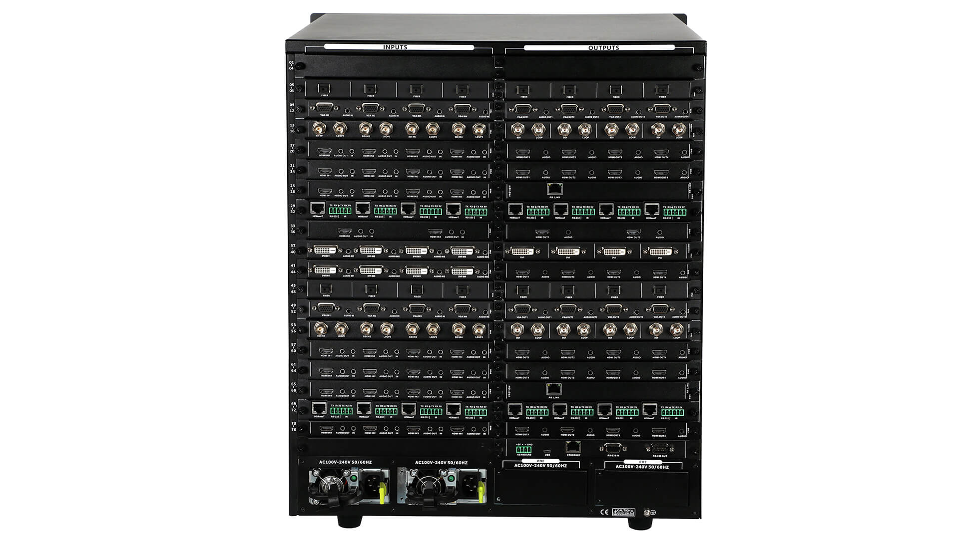 Модульный контроллер видеостен 72х72 VISSONIC VW-VM7272