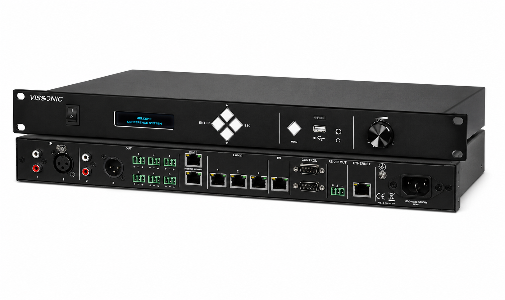 Центральный блок конференц-системы Vissonic VIS-DCP2000-W