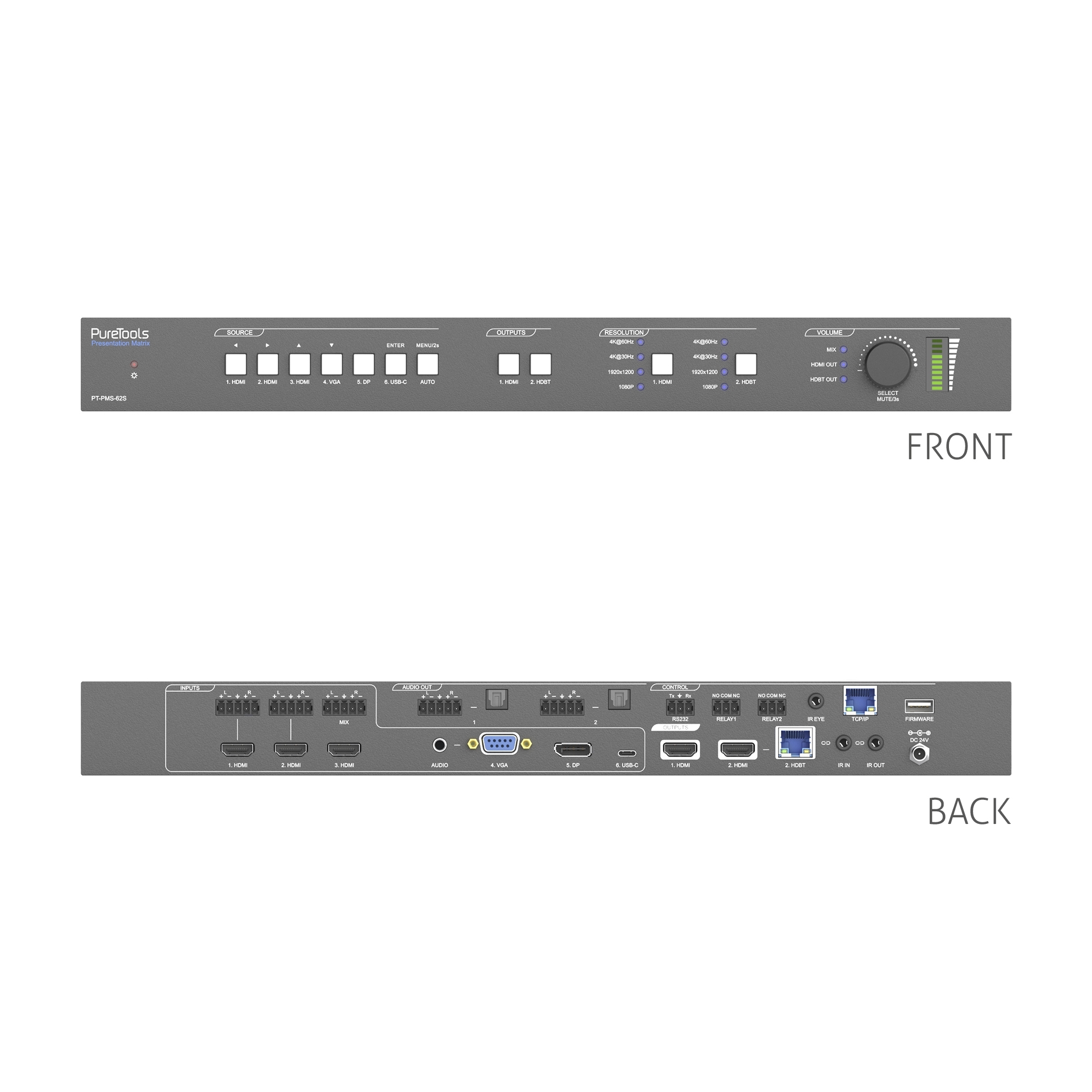 Purelink PT-PMS-62S 6x2 4K 18Gbps 